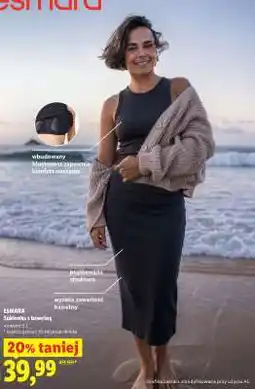 Lidl ESMARA Sukienka z bawełną oferta