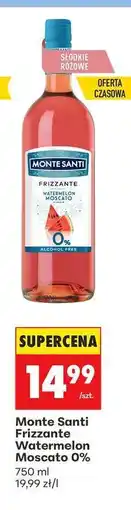 Biedronka Monte Santi Frizzante Watermelon Moscato 0% oferta
