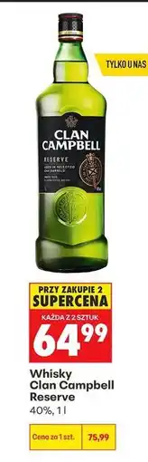 Biedronka Whisky Clan Campbell Reserve oferta