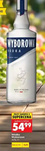 Biedronka Wódka Wyborowa 40%, 1 l oferta