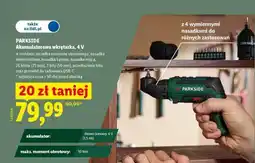 Lidl PARKSIDE Akumulatorowa wkrętarka, 4 V oferta