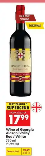Biedronka Wine of Georgia Alazani Valley Red / White oferta