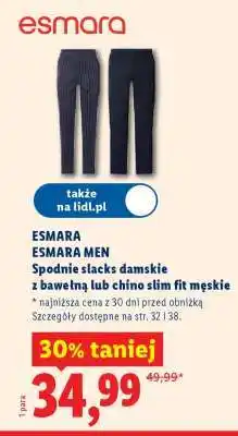 Lidl ESMARA ESMARA MEN oferta