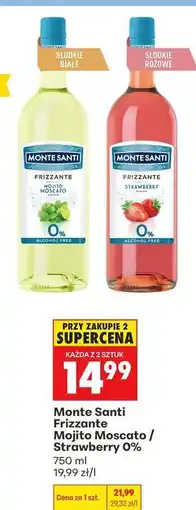 Biedronka Monte Santi Frizzante Mojito Moscato / Strawberry 0% oferta