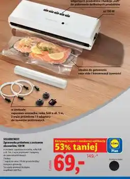 Lidl SILVERCREST Zgrzewarka próżniowa z zestawem akcesoriów oferta