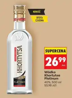 Biedronka Wódka Khortytsa Platinum oferta
