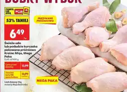 Biedronka Świeże udo lub podudzie kurczaka pakowane próżniowo Kraina Mięs Mega Paka oferta