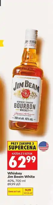 Biedronka WHISKEY JIM BEAM WHITE oferta