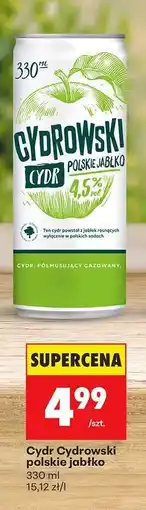 Biedronka Cydr Cydrowski polskie jabłko oferta