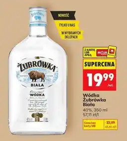 Biedronka Wódka Żubrówka Biała oferta