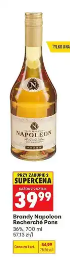 Biedronka BRANDY NAPOLEON RECHERCHÉ PONS oferta