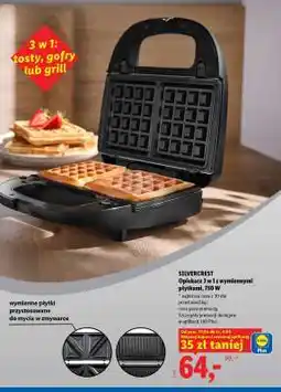 Lidl Silvercrest Opiekacz 3 w 1 oferta