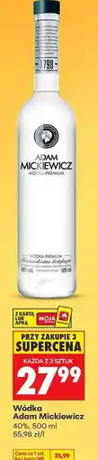 Biedronka Wódka Adam Mickiewicz oferta