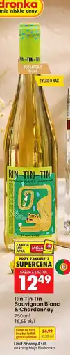 Biedronka Rin Tin Tin Sauvignon Blanc & Chardonnay oferta