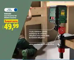Lidl PARKSIDE Laser krzyżowy lub dalmierz laserowy oferta
