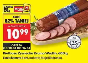 Kiełbasa Żywiecka Kraina Wędlin 600 g