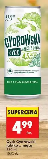 Biedronka Cydr Cydrowski jabłko z miętą oferta