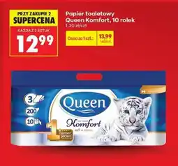 Biedronka Papier toaletowy Queen Komfort 10 rolek oferta