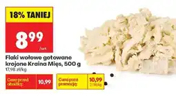 Biedronka Flaki wołowe gotowane krojone Kraina Mies 500 g oferta