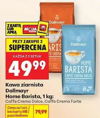 Biedronka Dallmayr Home Barista, 1 kg oferta