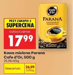 Biedronka Kawa mielona Parana Cafe d'Or, 500 g oferta