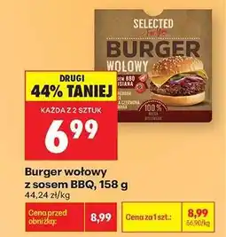 Biedronka Burger wołowy z sosem BBQ, 158 g oferta