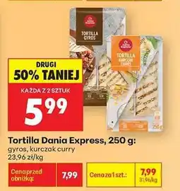 Biedronka Tortilla Dania Express, 250 g oferta