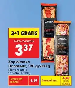 Biedronka Zapiekanka Donatello, 190 g/200 g oferta