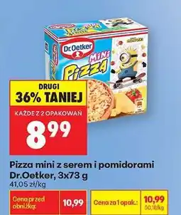 Biedronka Pizza mini z serem i pomidorami Dr.Oetker 3x73 g oferta
