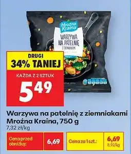Biedronka Warzywa na patelnię z ziemniakami Mroźna Kraina , 750 g oferta