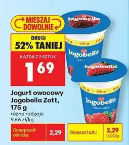 Biedronka Jogurt owocowy Jogobella Zott 175 g oferta
