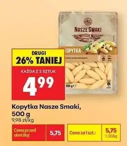 Biedronka Kopytka Nasze Smaki, 500 g oferta