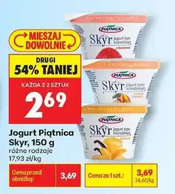 Biedronka Jogurt Piątnica Skyr, 150 g oferta