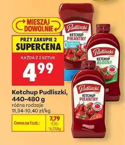 Biedronka Ketchup Pudliszki, 440-480 g oferta