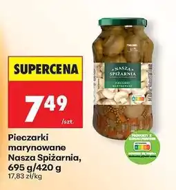 Biedronka Pieczarki marynowane Nasza Spiżarnia, 695 g/420 g oferta