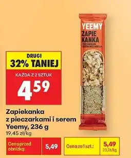 Biedronka Zapiekanka z pieczarkami i serem Yeemy, 236 g oferta