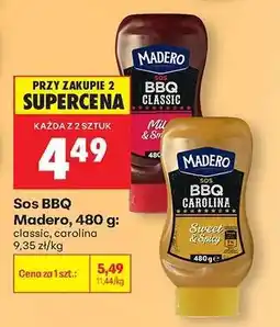 Biedronka Sos BBQ Madero, 480 g oferta