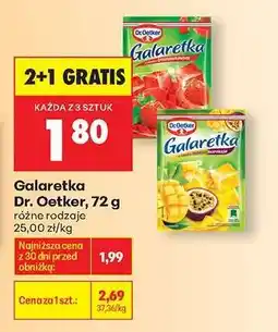 Biedronka Galaretka Dr.Oetker 72 g oferta