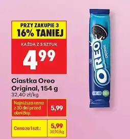 Biedronka Ciastka Oreo Original, 154 g oferta