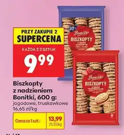 Biedronka Biszkopty z nadzieniem Bonitki, 600 g oferta