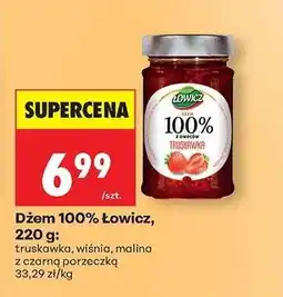 Biedronka Dżem 100% Łowicz, 220 g oferta