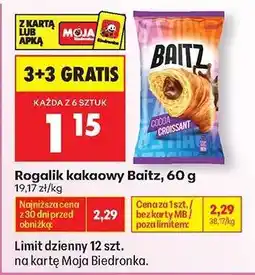 Biedronka Rogalik kakaowy Baitz 60 g oferta