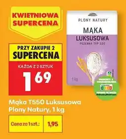 Biedronka Mąka T550 Luksusowa Plony Natury, 1 kg oferta