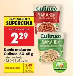 Biedronka Danie makaron Culineo, 50-65 g oferta