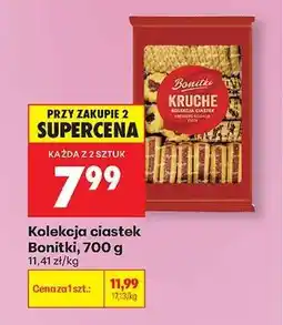 Biedronka Kolekcja ciastek Bonitki 700 g oferta