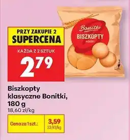 Biedronka Biszkopty klasyczne Bonitki, 180 g oferta