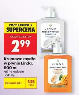 Biedronka Kremowe mydło w płynie Linda, 500 ml oferta