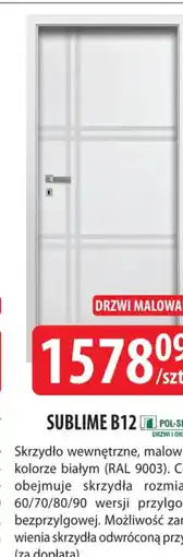 DDD Drzwi Sublime B12 oferta