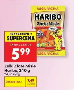 Biedronka Żelki Złote Misie Haribo 240 g oferta