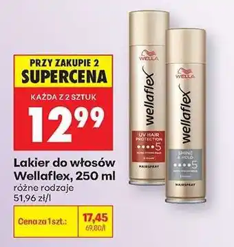 Biedronka Lakier do włosów Wellaflex, 250 ml oferta